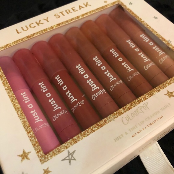 Colourpop Other - Colourpop Lucky streak NIB
Just a tint lip crayon, vault collection